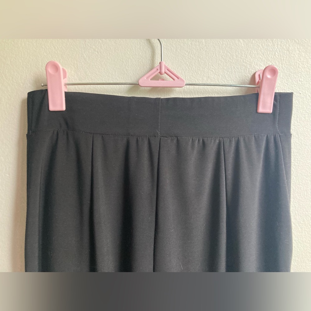 Black Palazzo Pants, Small - Picture 9 of 11